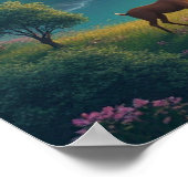 Serene Mountain Lake Poster (Hoek)