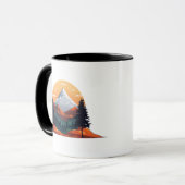 Serene Mountain Scene Combo Mok 11 oz (Voorkant links)