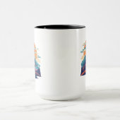 Serene Mountain Scene Combo Mok - 15 oz (Midden)