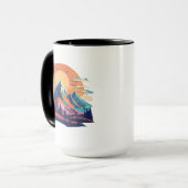 Serene Mountain Scene Combo Mok - 15 oz (Voorkant links)