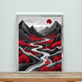 Serene Mountain Serenity Poster