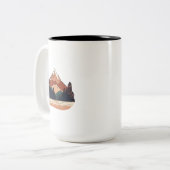 Serene Mountain Two-Tone Mok - 15 oz (Voorkant links)