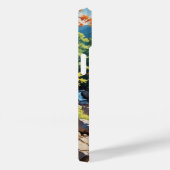 Serene Mountain Waterval Landschap Case-Mate iPhone Case (Achterkant / Rechts)