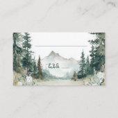 Serene Mountain Wedding Plaatskaartje (Voorkant)