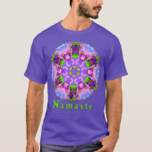 Serene Namaste Kaleidoscoop T-shirt (Voorkant)