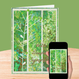 Serene Natuur Art Sympathcard Kaart