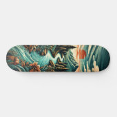 Serene Natuur-geïnspireerde Skateboard Deck – Moun (Horizontaal)