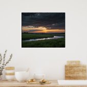 Serene Natuur Landscape Scene Poster (Keuken)