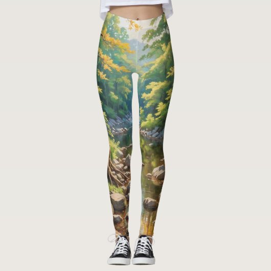 serene Natuur Leggings (Voorkant)