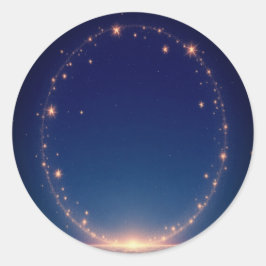 Serene Night Sky Sticker