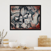 Serene Oasis: Dry Cooler Garden van Paul Klee Poster (Keuken)