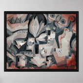Serene Oasis: Dry Cooler Garden van Paul Klee Poster (Voorkant)