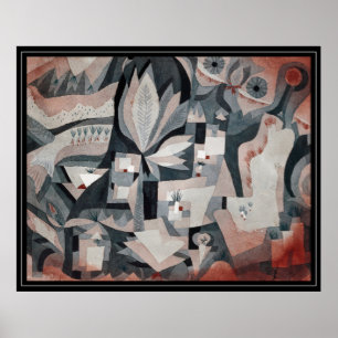 Serene Oasis: Dry Cooler Garden van Paul Klee Poster