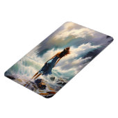Serene Oceaan ontsnapping – Kustkunst Magneet (Linkerzijde)