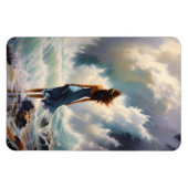 Serene Oceaan ontsnapping – Kustkunst Magneet (Horizontaal)