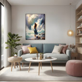Serene Ocean Escape – Kustkunst Perfect Poster