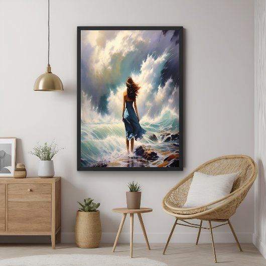 Serene Ocean Escape – Kustkunst Perfect Poster