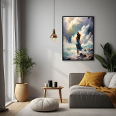 Serene Ocean Escape – Kustkunst Poster