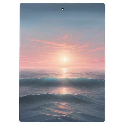 Serene Ocean Klembord (Achterkant)
