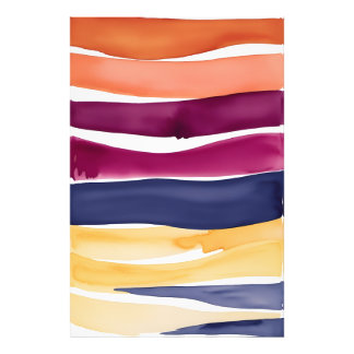 Serene Ocean Symphony: Abstract geïnspireerd door Foto Afdruk