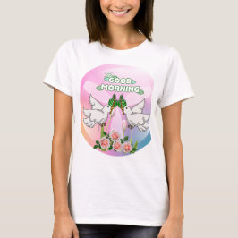 serene ochtendgroet t-shirt