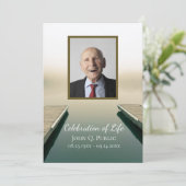 Serene Oever Viering Van Het Leven Kaart (Staand voorkant)
