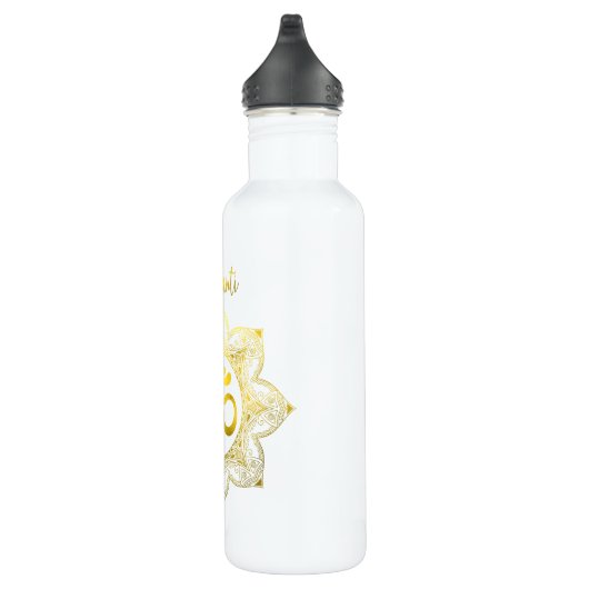 Serene Om Shanti Waterfles (Rechts)