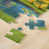 Serene ontsnapping: prachtig natuur landschap legp legpuzzel (Zijkant)