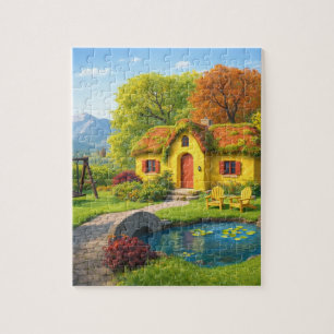 Serene ontsnapping: prachtig natuur landschap legp legpuzzel