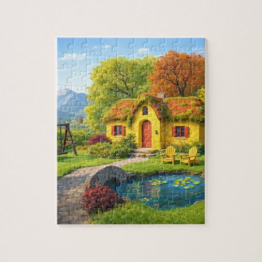 Serene ontsnapping: prachtig natuur landschap legp legpuzzel (Verticaal)