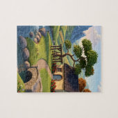 Serene ontsnapping: prachtig natuur landschap legpuzzel (Horizontaal)