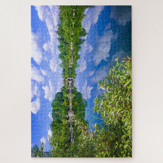 Serene op aarde en in de hemel legpuzzel (Verticaal)