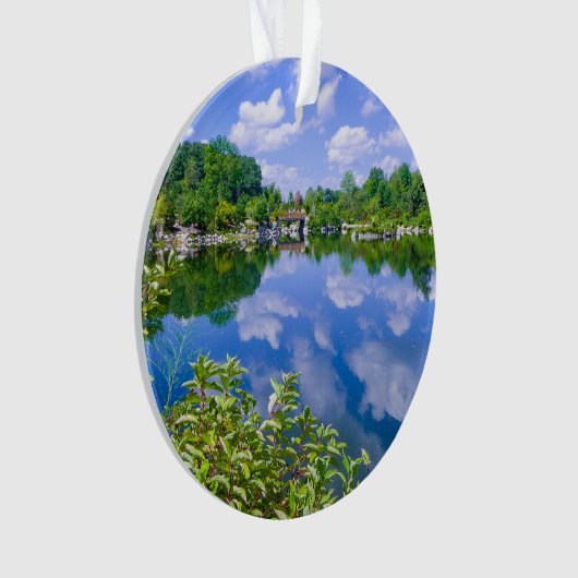 Serene op aarde en in de hemel ornament (voorkant)