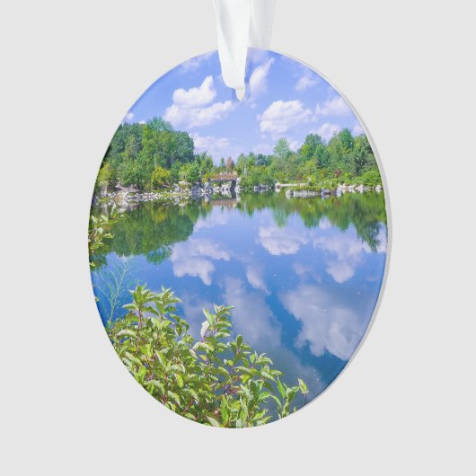 Serene op aarde en in de hemel ornament (voorkant)