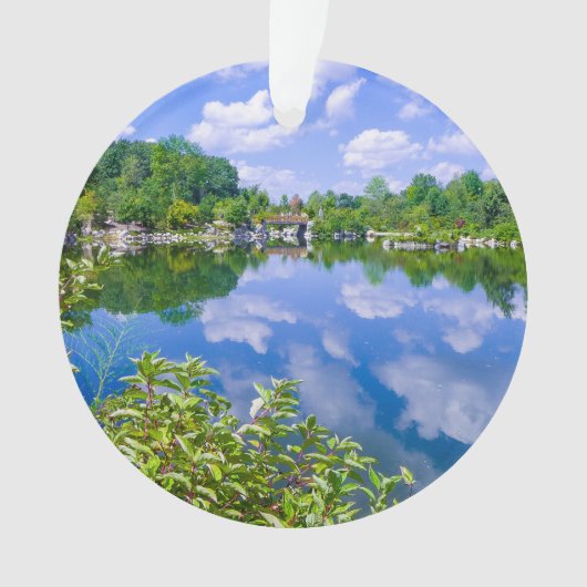 Serene op aarde en in de hemel ornament (voorkant)