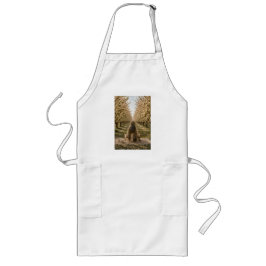 Serene Orchard Apron | Romantic Countryside Nature Lang Schort
