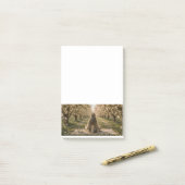 Serene Orchard Sticky Notes | Romantic Botanical  (Op bureau)