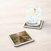 Serene Orchard Sticky Notes | Romantic Botanical Bier Onderzetter (Rechterzijde)