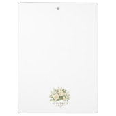 Serene Orchard Sticky Notes | Romantic Botanical Klembord (Achterkant)