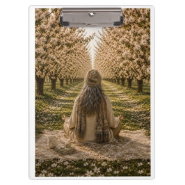 Serene Orchard Sticky Notes | Romantic Botanical Klembord