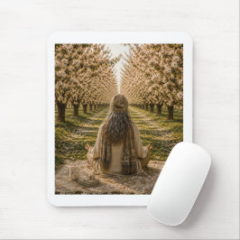Serene Orchard Sticky Notes | Romantic Botanical Muismat