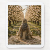Serene Orchard Sticky Notes | Romantic Botanical  Muismat (Voorkant)