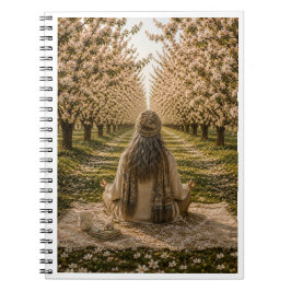 Serene Orchard Sticky Notes | Romantic Botanical Notitieboek