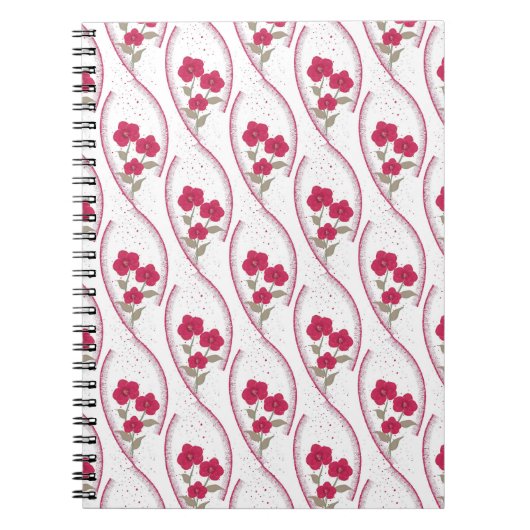 Serene Orchid Waves Notitieboek (Voorkant)