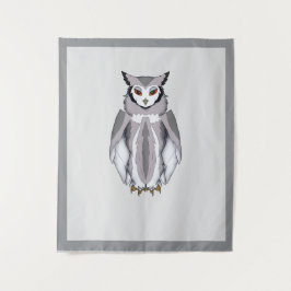 Serene Owl Wall Medium (50" x 60") Tapestry Wandkleed