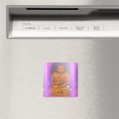 serene paarse aura buddha magnet (Insitu (Vaatwasser))