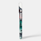 Serene Pagoda Moon Case-Mate iPhone Case (Achterkant / Links)