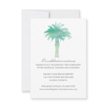 Serene Palm Tree Waterverf | Ontvangst