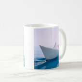 Serene Papieren Boot Koffiemok (Voorkant rechts)