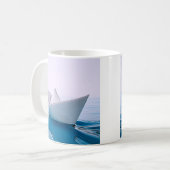 Serene Papieren Boot Koffiemok (Voorkant links)